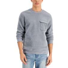 Alfani Men’s Fleece Sweatshirt, Grey, X-Large
