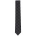  Men’s Mair Grid Silk Blend Slim Tie, Black