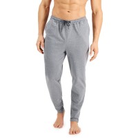 Alfani Mens Moisture-Wicking Pajama Joggers, Dark Gray, Medium