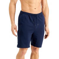 Alfani Mens Moisture-Wicking Pajama Shorts, Small, Navy