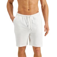 Alfani Mens Moisture-Wicking Pajama Shorts, White, X-Large