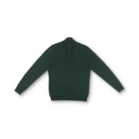 Alfani Men’s Quarter-Zip Ribbed Placket Sweater, Green, X-Large