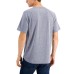  Mens Raglan Alfatech T-shirt, Blue, X-Large