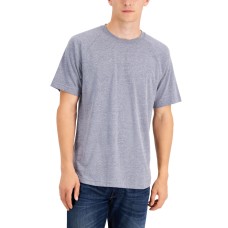 Alfani Mens Raglan Alfatech T-shirt, Blue, X-Large