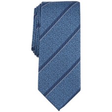 Alfani Men’s Slim Stripe Tie, Indigo