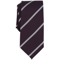 Alfani Men’s Tracey Stripe Tie, Burgundy