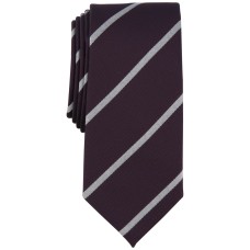 Alfani Men’s Tracey Stripe Tie, Burgundy