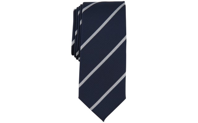  Men’s Tracey Stripe Tie,Navy