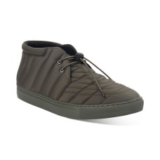 Alfani Men’s Tucker Quilted Lace-Up Chukka Boot Shoes, Green, 10