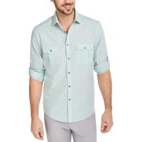 Alfani Mens Warren Long Sleeve Shirt, X-Large