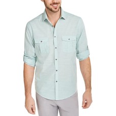 Alfani Mens Warren Long Sleeve Shirt, X-Large