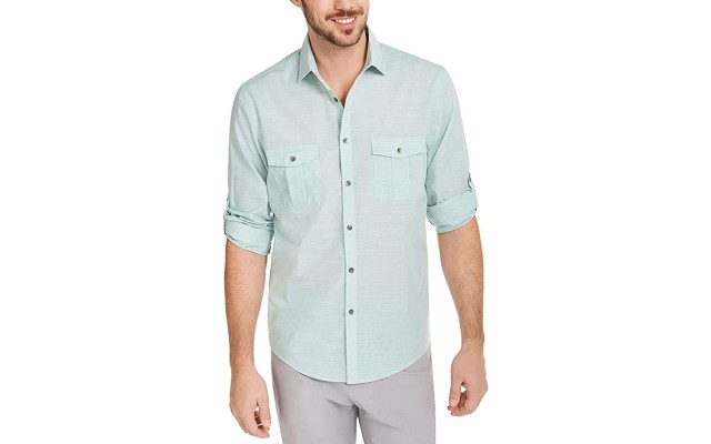 Mens Warren Long Sleeve Shirt, X-Large