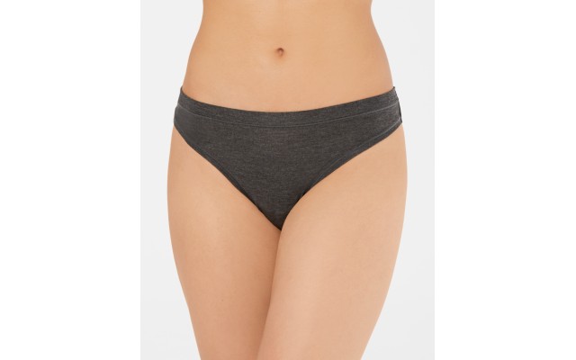 Ultra Soft Mix-and-Match Thong Underwear,Charcoal Grey, XX-Large