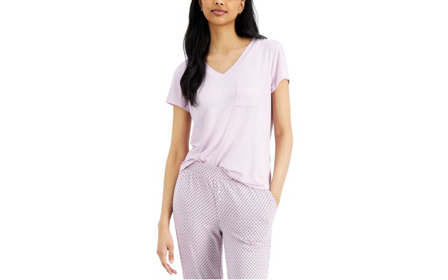  Ultra-Soft Knit Pajama Top, X-Large, Purple