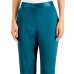  Womens Jacquard-Print Pants, Teal, 12