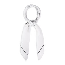Allsaints Peace Silk Bandana, White