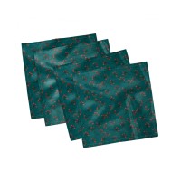 Ambesonne Christmas Rustic Set of 4 Napkins, 18″ X 18″