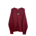  Men’s Solid Fleece Sweatshirts, Burgundy, Large