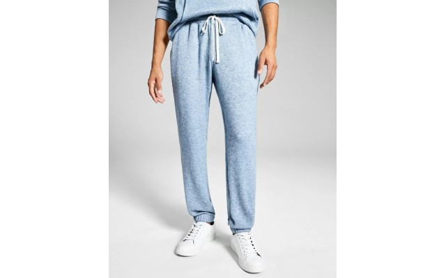  Mens Cozy Fleece Jogger, Medium, Blue