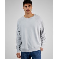 And Now This Men’s Raglan Sweatshirt, Light Gray, XXL