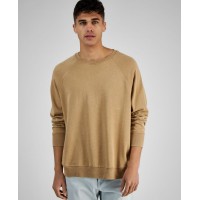 And Now This Men’s Raglan Sweatshirt, Tannin, Large