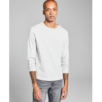And Now This Mens Slub Long-sleeve T-shirt, Light Grey, Medium