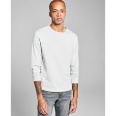 And Now This Mens Slub Long-sleeve T-shirt, Light Grey, Small