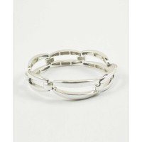 Anne Klein Silvertone Link Bracelet, Silver