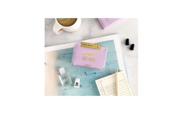 Anywhere But Here Safe Trip Kit, Lilac,