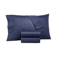 Aq Textiles Camden Sateen 1250 Thread Count 4 Pc. Sheet Set, Navy, King
