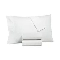 Aq Textiles Camden Sateen 1250 Thread Count 4 Pc. Sheet Sets, White, King