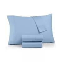 Aq Textiles Optimal Performance Stay Fit Cotton Blend 625 Thread Count 4 Pc. Sheet Sets, Blue, King