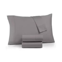 Aq Textiles Optimal Performance Stay Fit Cotton Blend 625 Thread Count 4 Pc. Sheet Sets, Gray, King