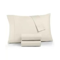 Aq Textiles Optimal Performance Stay Fit Cotton Blend 625 Thread Count 4 Pc. Sheet Sets, Ivory, Queen