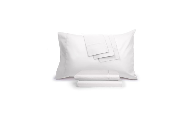  T800 6 Piece Queen Sheet Set, King, White