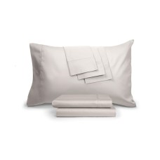 Aq Textiles T800 6 Piece Queen Sheet Set, Light Gray, Queen