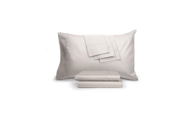  T800 6 Piece Queen Sheet Set, Light Gray, Queen