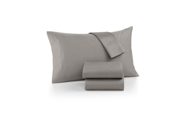 Ultra Cool 700-Thread Count 4-Pc. Sheet Set Bedding, Gray, Queen