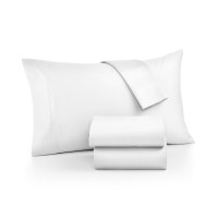 Aq Textiles Ultra Cool 700-Thread Count 4-Pc. Sheet Set Bedding, White, Cal King