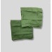  Green Linen Euro Pillow Sham Set of 2