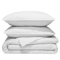 Aqua Cloud Coverlet Set, Queen, White