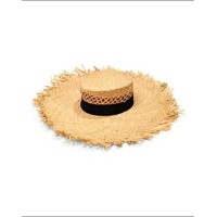 Aqua Open Weave Crown Hat
