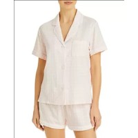 Aqua Printed Pajama Set, Pink, X-Large
