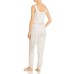  Womens Animal Print Drawstring Jumpsuit, Stone Leopard, X-Large