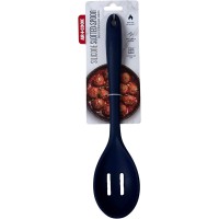 Art and Cook Inc. Silicone Slotted Spoon- High Heat Resistant, Non Stick Kitchen Utensil