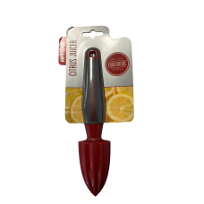 Art and Cook Non-Slip, Ergonomic Handle Citrus Juicer, Red