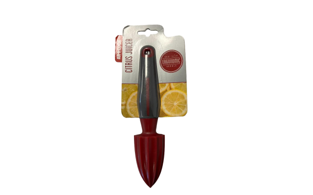  Non-Slip, Ergonomic Handle Citrus Juicer, Red