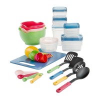Art & Cook 50-Pc. Kitchen Food Prep, Storage, and Utensil Set