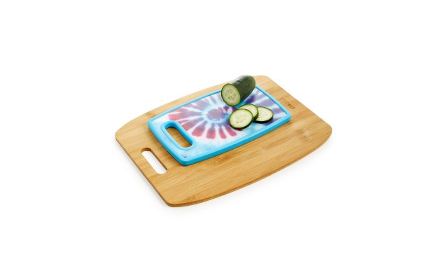 Art + Cook Bamboo & Poly Cutting Board 2 Piece Set