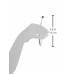  Elite Circle Focused Application- Eyelid Folds and Crease 1R Brush, – Mirror